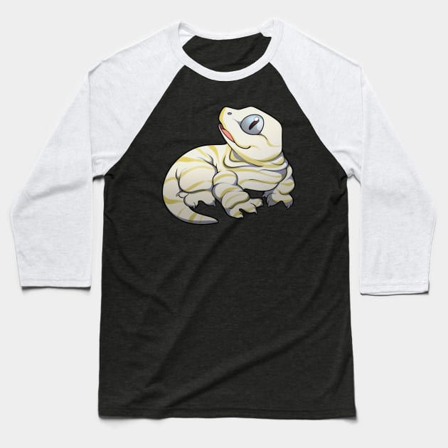 Wrinkles McGee Baseball T-Shirt by GothamGeckos